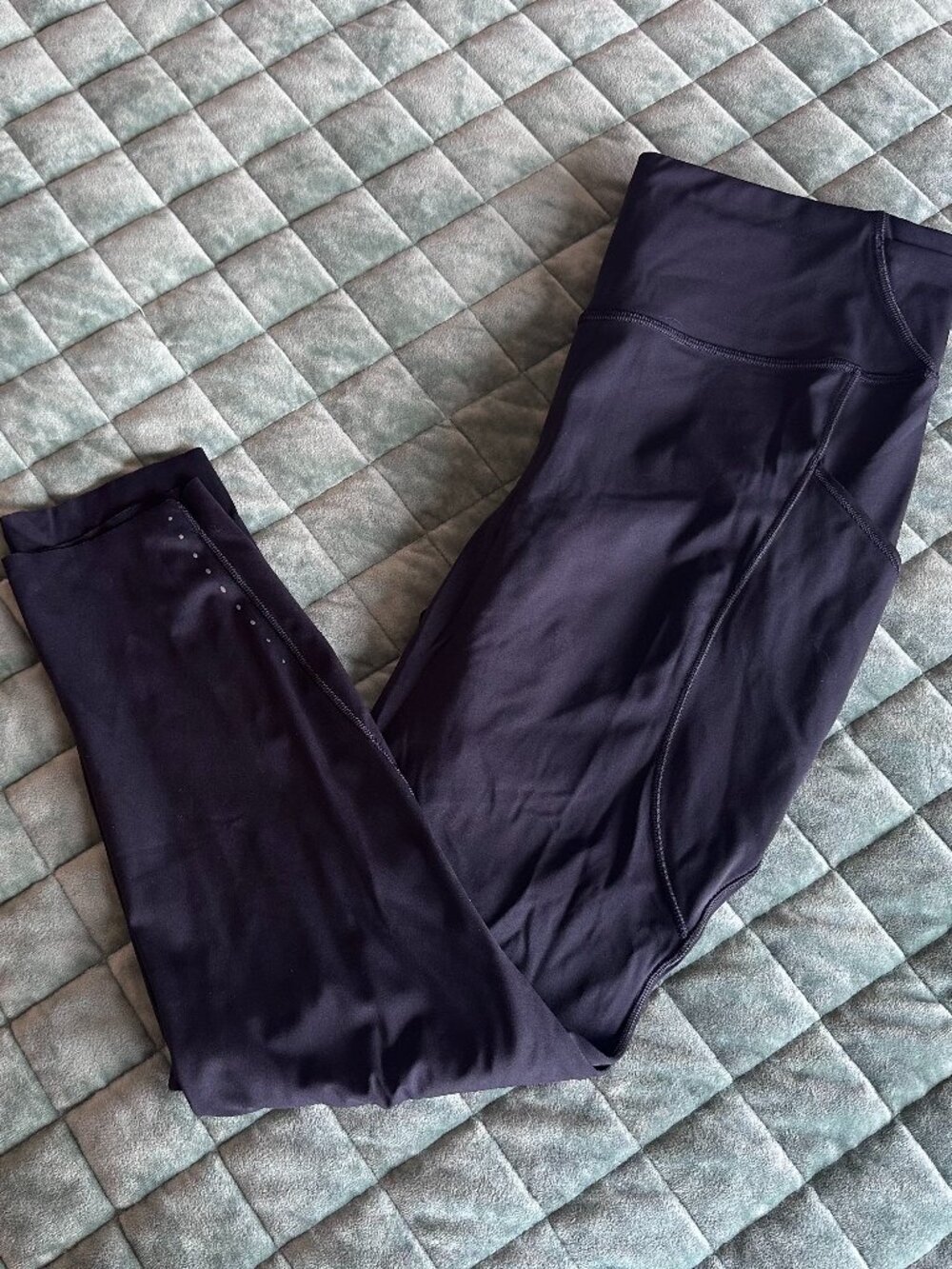 Size 10 Women's Black Lululemon Fast and Free Tight